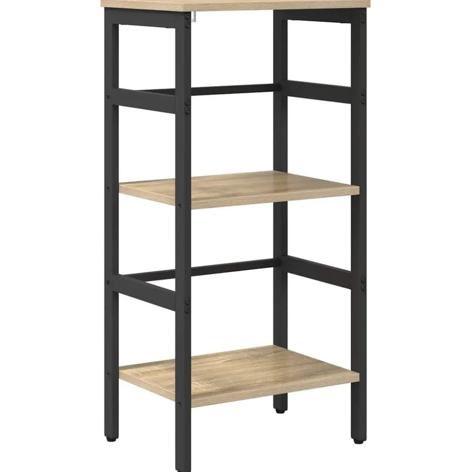 vidaXL Boekenkast Sonoma Eiken 40 x 29,5 x 81 cm Bewerkt hout