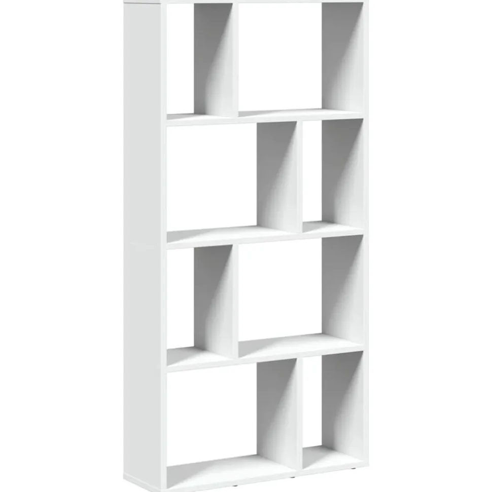 vidaXL Boekenkast Wit 60x20x120,5 cm Bewerkt Hout