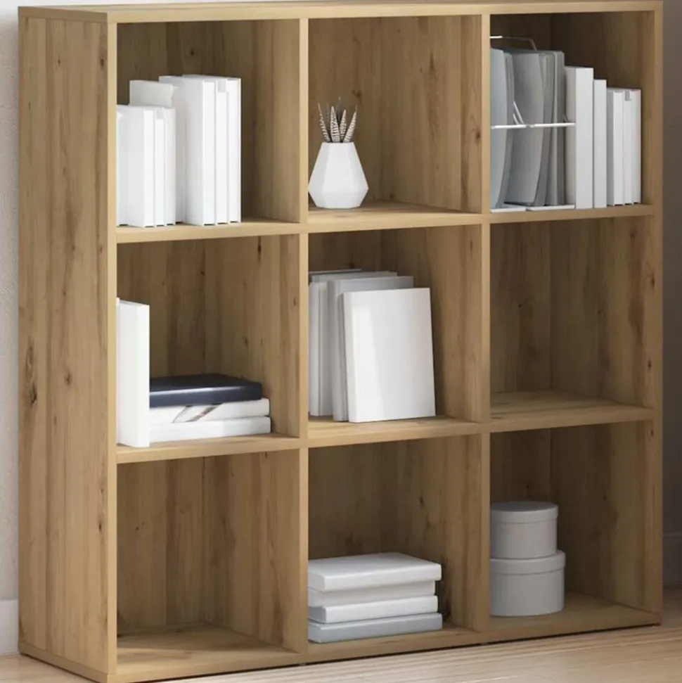 vidaXL Boekenkast 98x29x97,5 cm artisanaal eikenkleur