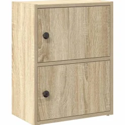 vidaXL Boekenkast 40x24x52 cm bewerkt hout sonoma eikenkleurig