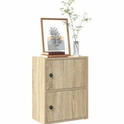 vidaXL Boekenkast 40x24x52 cm bewerkt hout sonoma eikenkleurig
