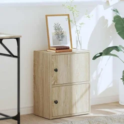 vidaXL Boekenkast 40x24x52 cm bewerkt hout sonoma eikenkleurig
