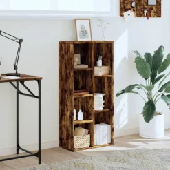 vidaXL Boekenkast 50x25x105 cm bewerkt hout gerookt eikenkleurig