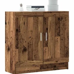 vidaXL Boekenkast 82,5x30,5x80 cm bewerkt hout oud houtkleurig
