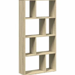 vidaXL Boekenkast 60x20x120,5 cm bewerkt hout sonoma eikenkleurig