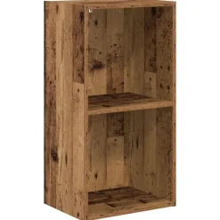 vidaXL Boekenkast 40x30x77 cm bewerkt hout oud houtkleurig