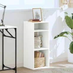 vidaXL Boekenkast 34x31x80 cm bewerkt hout wit