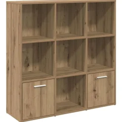 vidaXL Boekenkast 98x29x97,5 cm bewerkt hout artisanaal eikenkleur