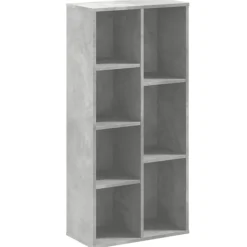 vidaXL Boekenkast 50x25x105 cm bewerkt hout betongrijs