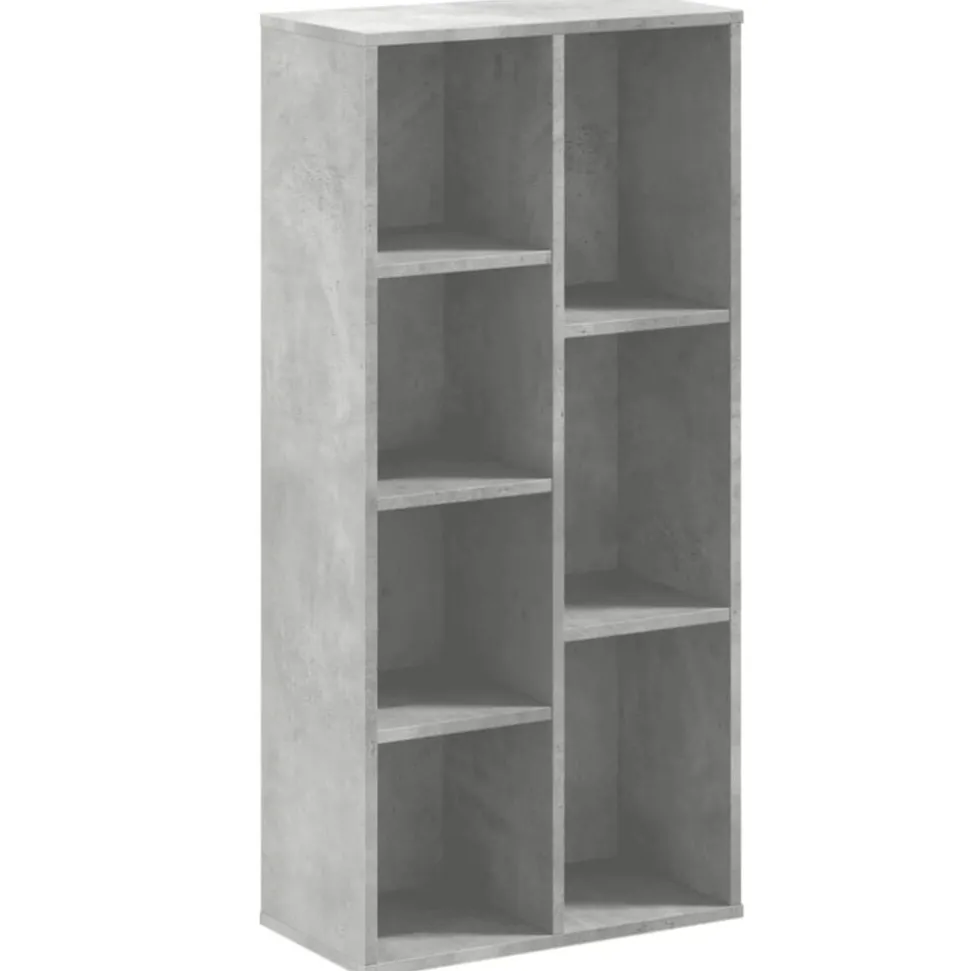 vidaXL Boekenkast 50x25x105 cm bewerkt hout betongrijs