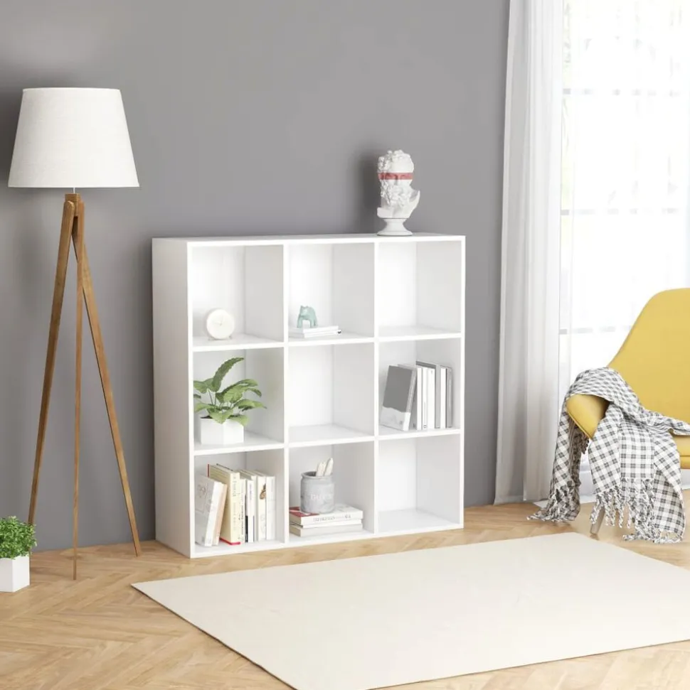 vidaXL Boekenkast 98x29x97,5 cm bewerkt hout wit