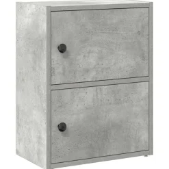 vidaXL Boekenkast 40x24x52 cm bewerkt hout betongrijs