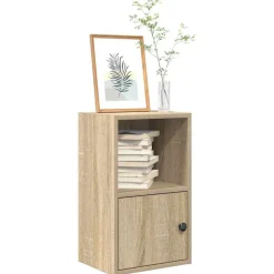 vidaXL Boekenkast 31x24x52 cm bewerkt hout sonoma eikenkleurig