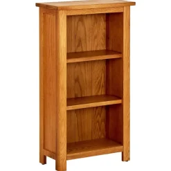 vidaXL Boekenkast 45x22,5x82 cm massief eikenhout