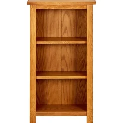 vidaXL Boekenkast 45x22,5x82 cm massief eikenhout