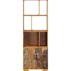 vidaXL Boekenkast 60x35x180 cm massief gerecycled hout