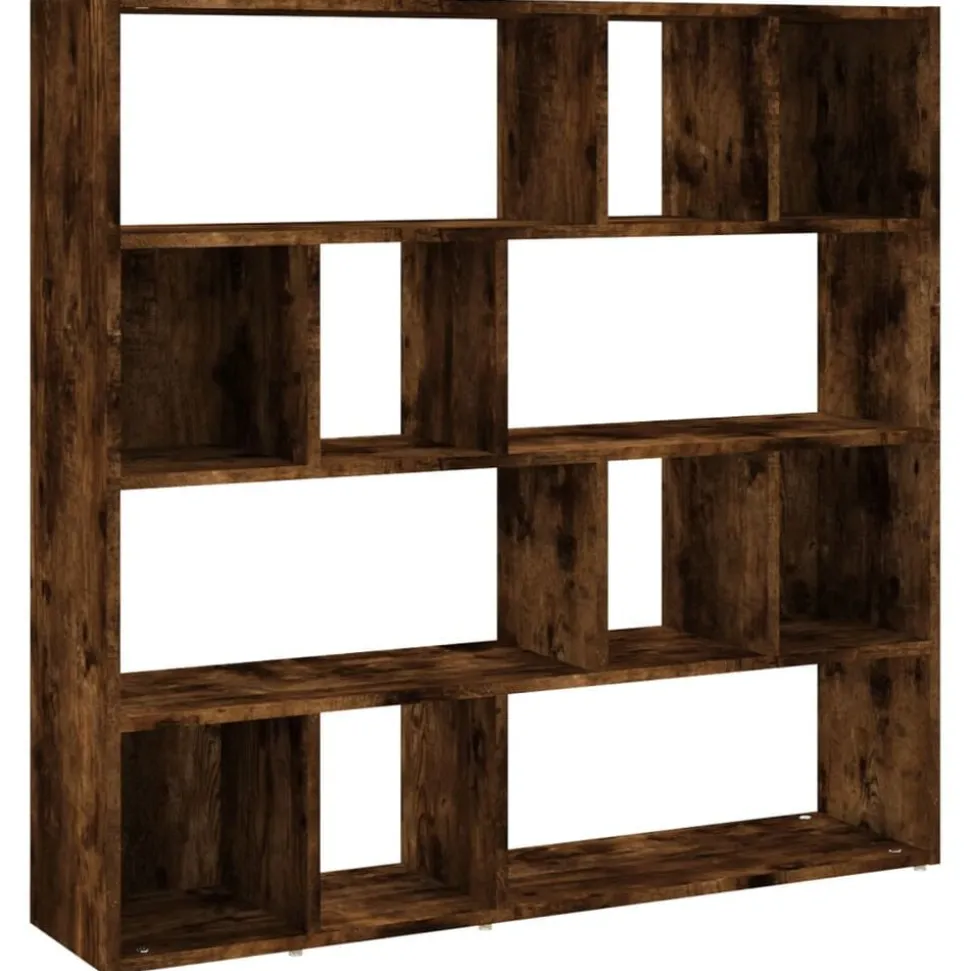vidaXL Boekenkast/kamerscherm 105x24x102 cm gerookt eikenkleurig