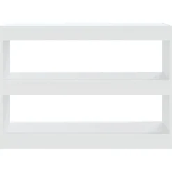 vidaXL Boekenkast/kamerscherm 100x30x72 cm wit