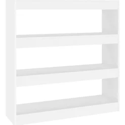 vidaXL Boekenkast/kamerscherm 100x30x103 cm wit
