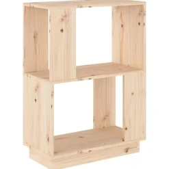 vidaXL Boekenkast/kamerscherm 51x25x70 cm massief grenenhout
