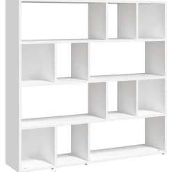 vidaXL Boekenkast/kamerscherm 105x24x102 cm wit