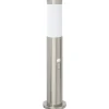 vidaXL Bolderverlichting met sensor 50 cm RVS IP44