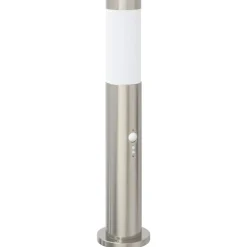 vidaXL Bolderverlichting met sensor 50 cm RVS IP44