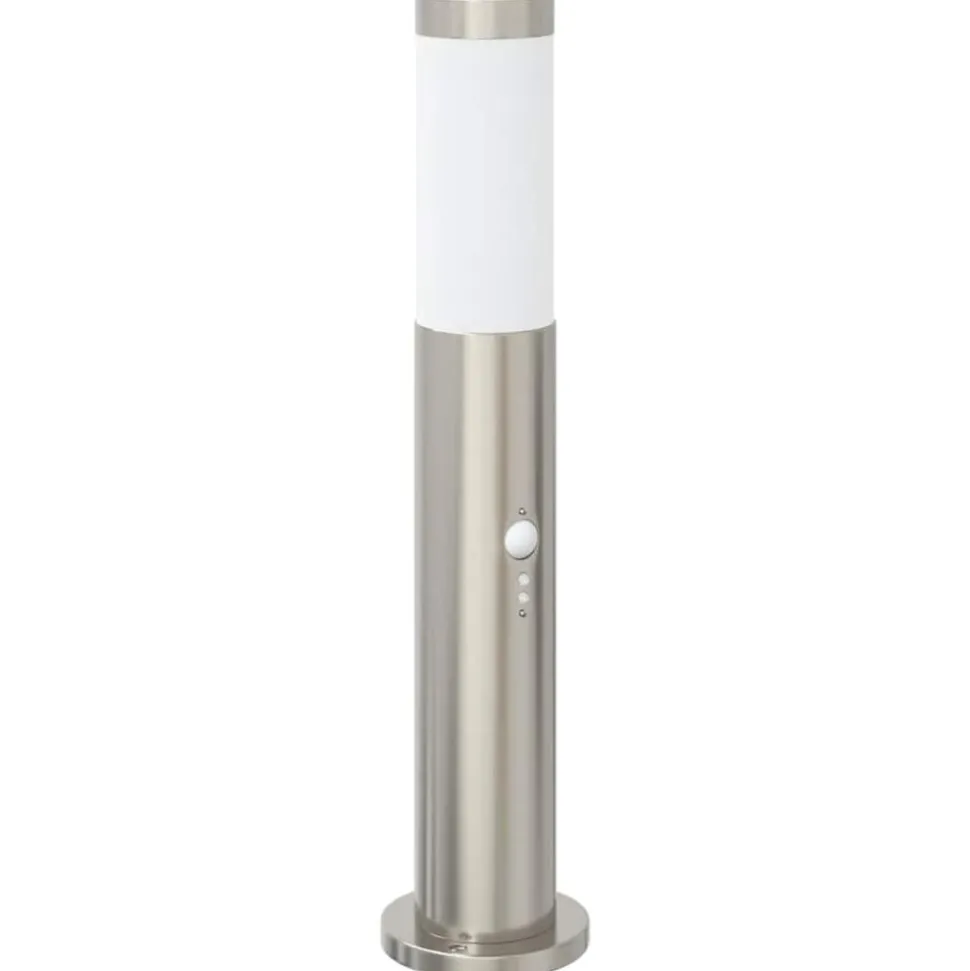 vidaXL Bolderverlichting met sensor 50 cm RVS IP44