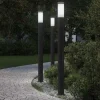 vidaXL Bolderverlichting 3 stuks 110 cm RVS IP44