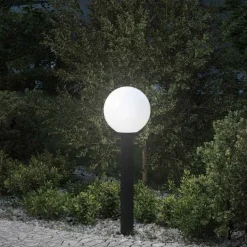 vidaXL Bolderverlichting 80 cm Zwart IP44