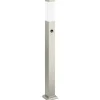 vidaXL Bolderverlichting met sensor 80 cm RVS IP44