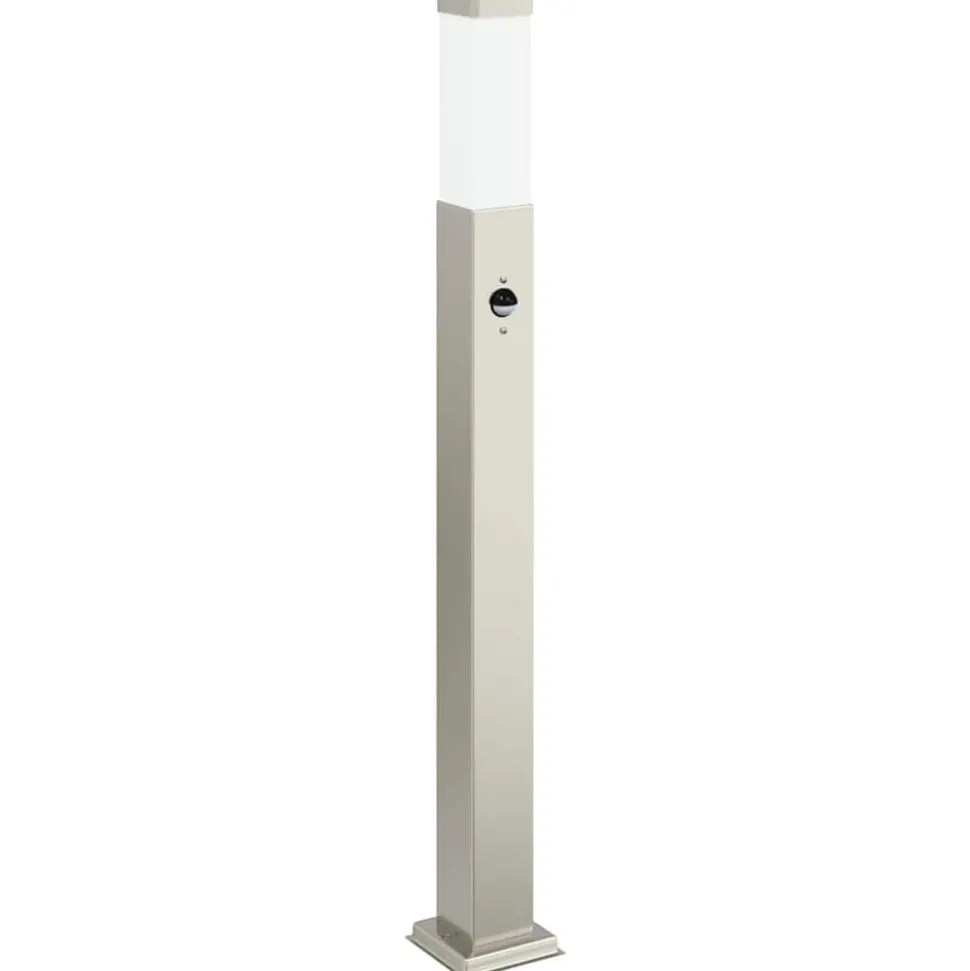 vidaXL Bolderverlichting met sensor 80 cm RVS IP44