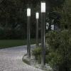 vidaXL Bolderverlichting 3 stuks 110 cm RVS IP44