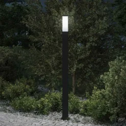 vidaXL Bolderverlichting 110 cm Zwart IP44