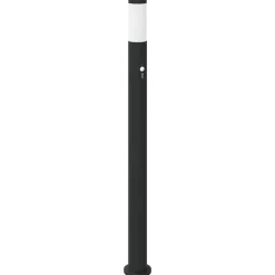 vidaXL Bolderverlichting met sensor 110 cm roestvrij staal IP44
