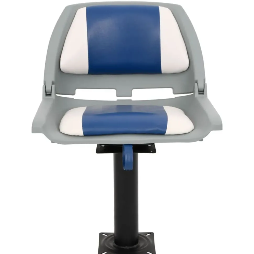 vidaXL Bootstoel met poot 360° draaibaar