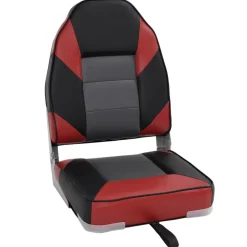 vidaXL Bootstoelen 2 st inklapbaar met hoge rugleuning 39x43x58 cm