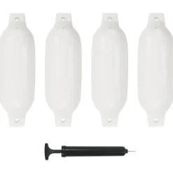 vidaXL Bootstootkussens 4 st 41x11,5 cm PVC wit