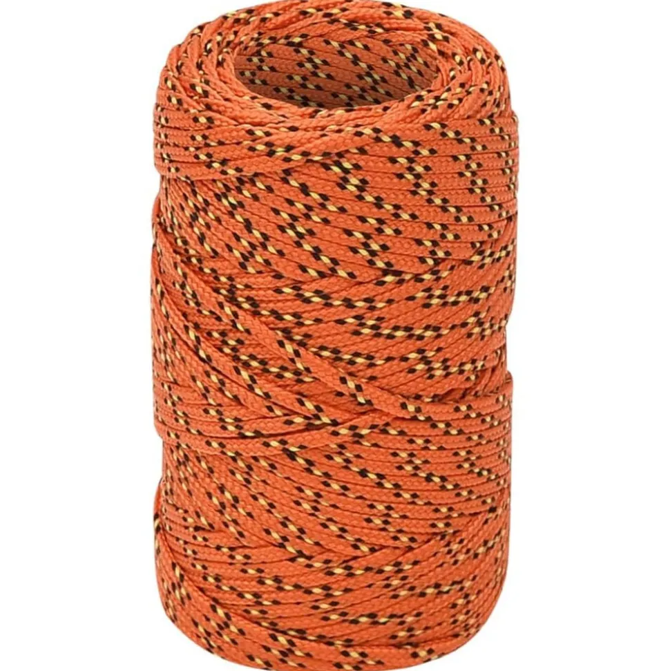 vidaXL Boottouw 2 mm 25 m polypropyleen oranje
