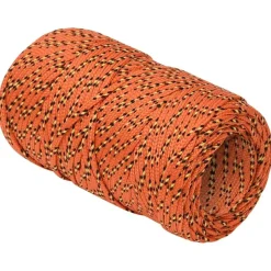 vidaXL Boottouw 2 mm 25 m polypropyleen oranje
