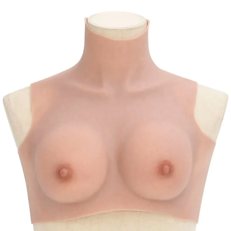 vidaXL Borstprothese B-cup silicone naturel