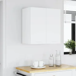 vidaXL Bovenkast Lyon 60x31x60 cm bewerkt hout wit