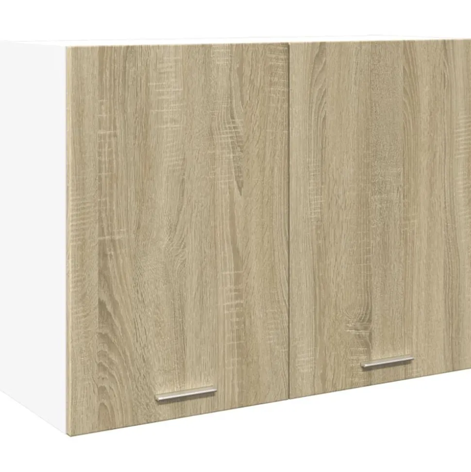 vidaXL Bovenkast Lyon 80x31x60 cm bewerkt hout sonoma eikenkleurig