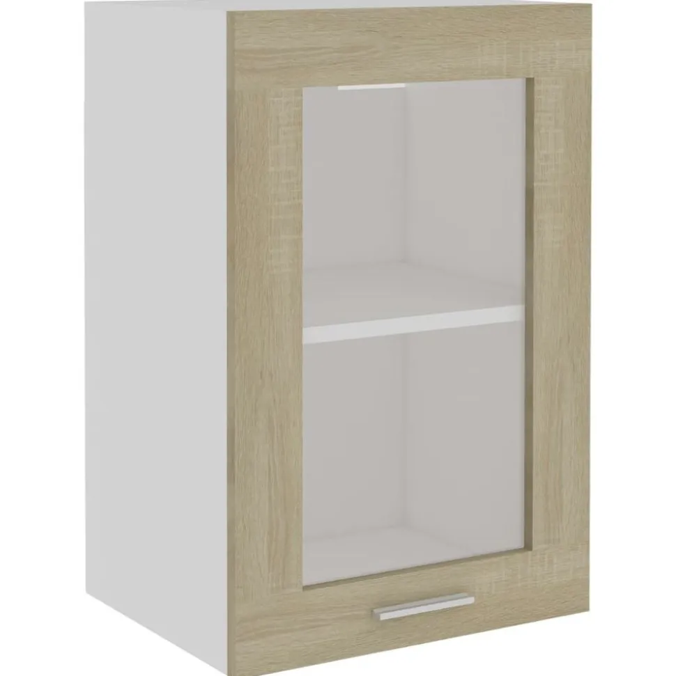 vidaXL Bovenkast Lyon 40x31x60 cm bewerkt hout sonoma eikenkleurig