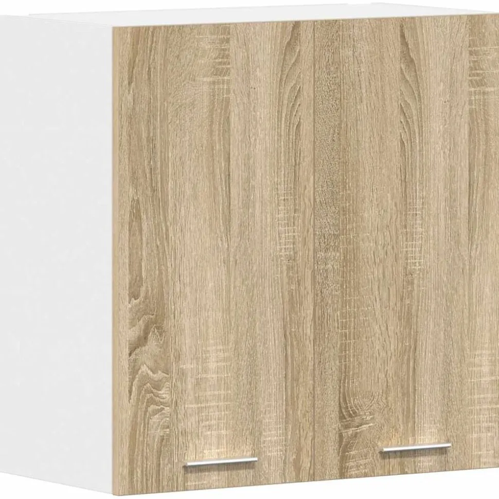 vidaXL Bovenkast Lyon 60x31x60 cm bewerkt hout sonoma eikenkleurig