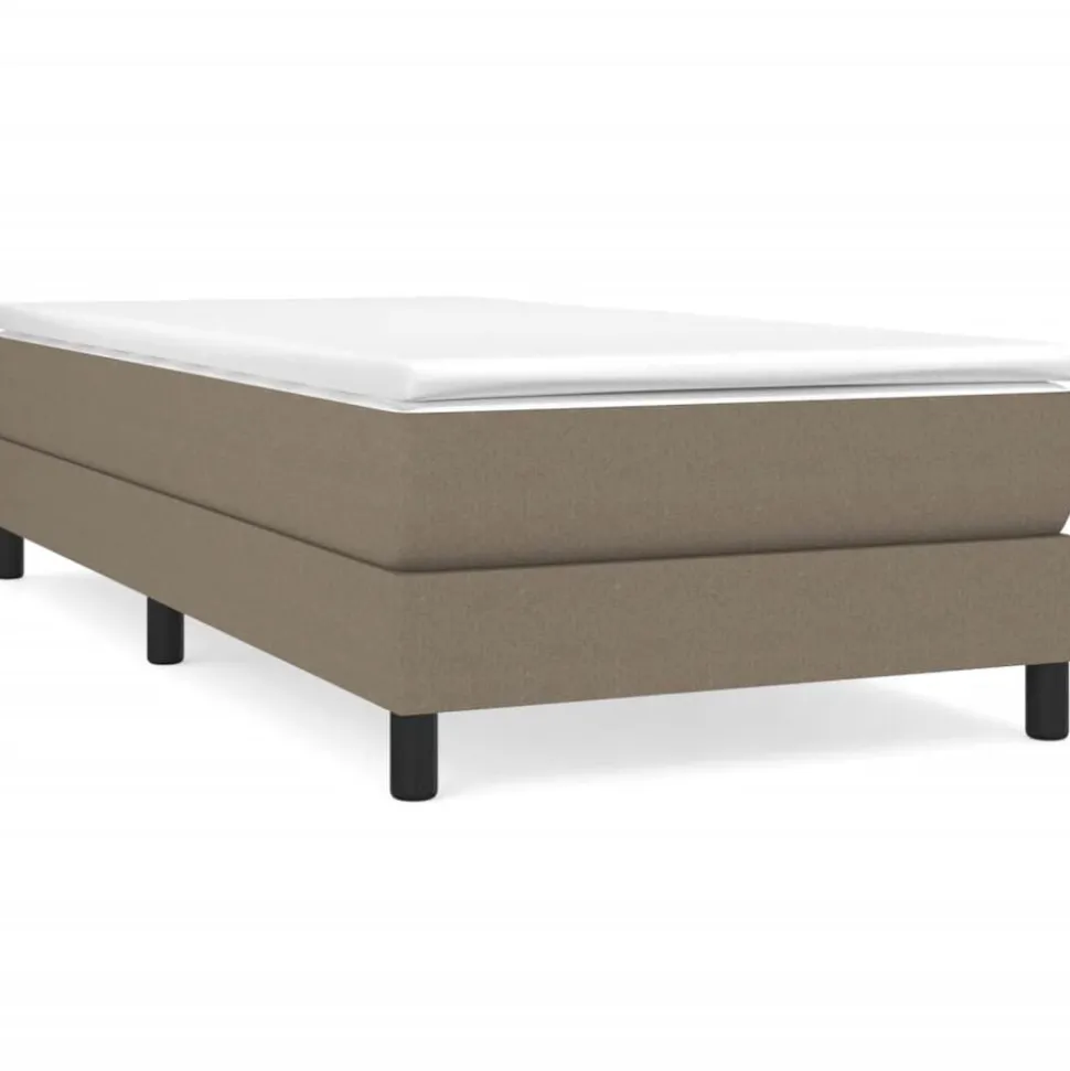 vidaXL Boxspring bed 80x200 cm stof taupe