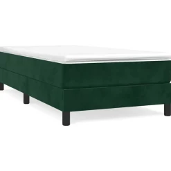 vidaXL Boxspring bed 80x200 cm fluweel donkergroen