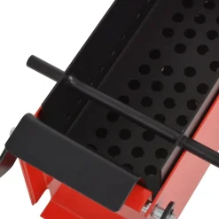 vidaXL Brikettenpers voor papier 34x14x14 cm staal zwart en rood