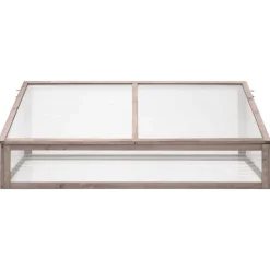 vidaXL Broeikas 110x56x39 cm vurenhout grijs