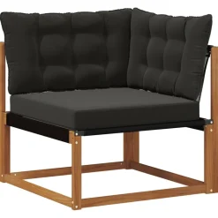 vidaXL Buiten Hoek Sofa Massief Acaciahout Naturel